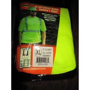 Forester Men's Class 2 High Visibility Yellow Short Sleeve Safety T-Shirt XL